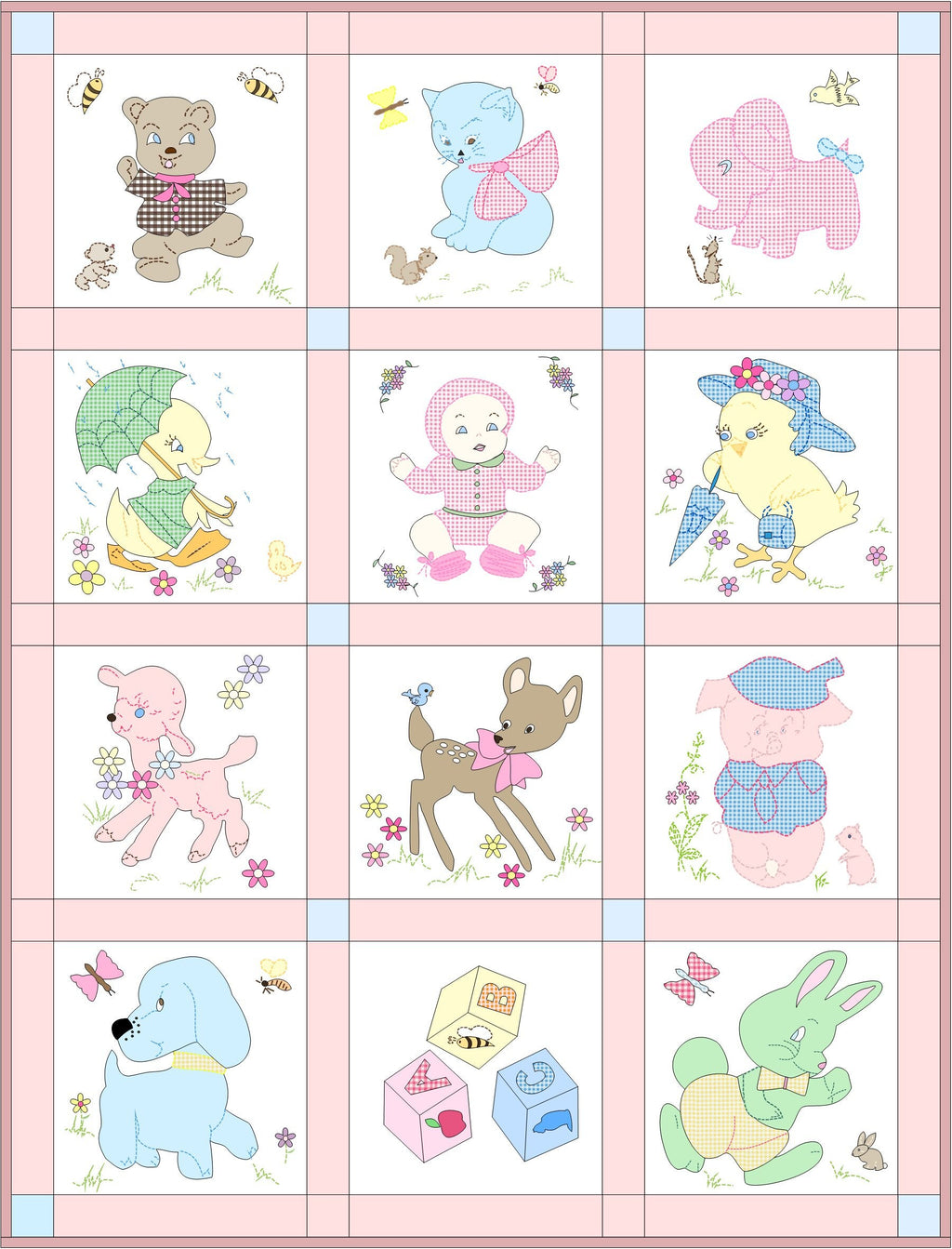 Vintage Baby Quilt Pattern