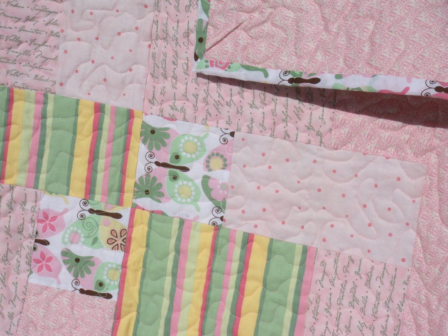Graceful Butterflies Baby Quilt
