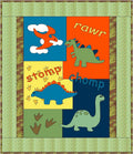 Dinosaurs Baby Quilt Pattern