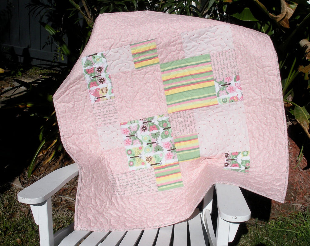 Graceful Butterflies Baby Quilt