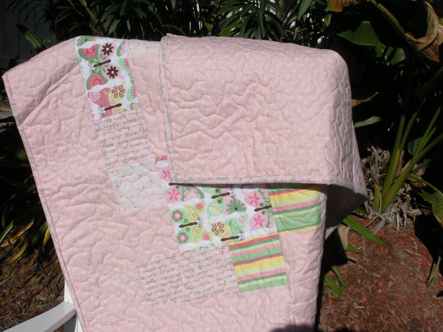 Graceful Butterflies Baby Quilt