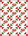A Poinsettia Christmas Quilt Pattern