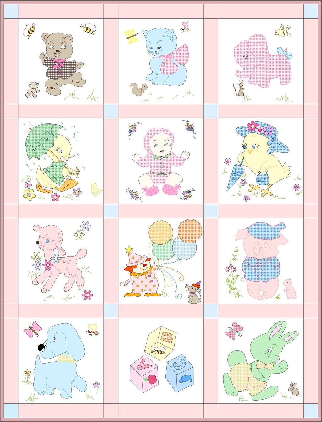 Vintage Baby Quilt Pattern