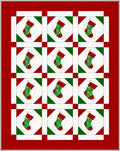 The Stockings are Hung Christmas Quilt Pattern