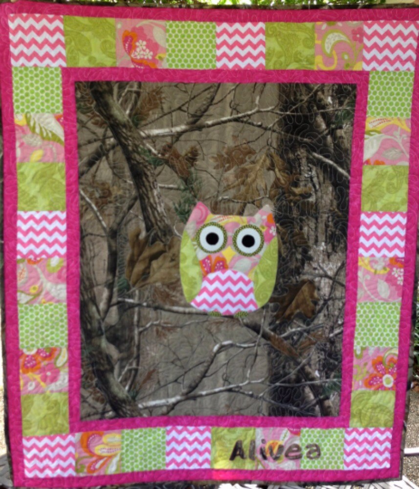Baby Owl Camo Quilt Pattern