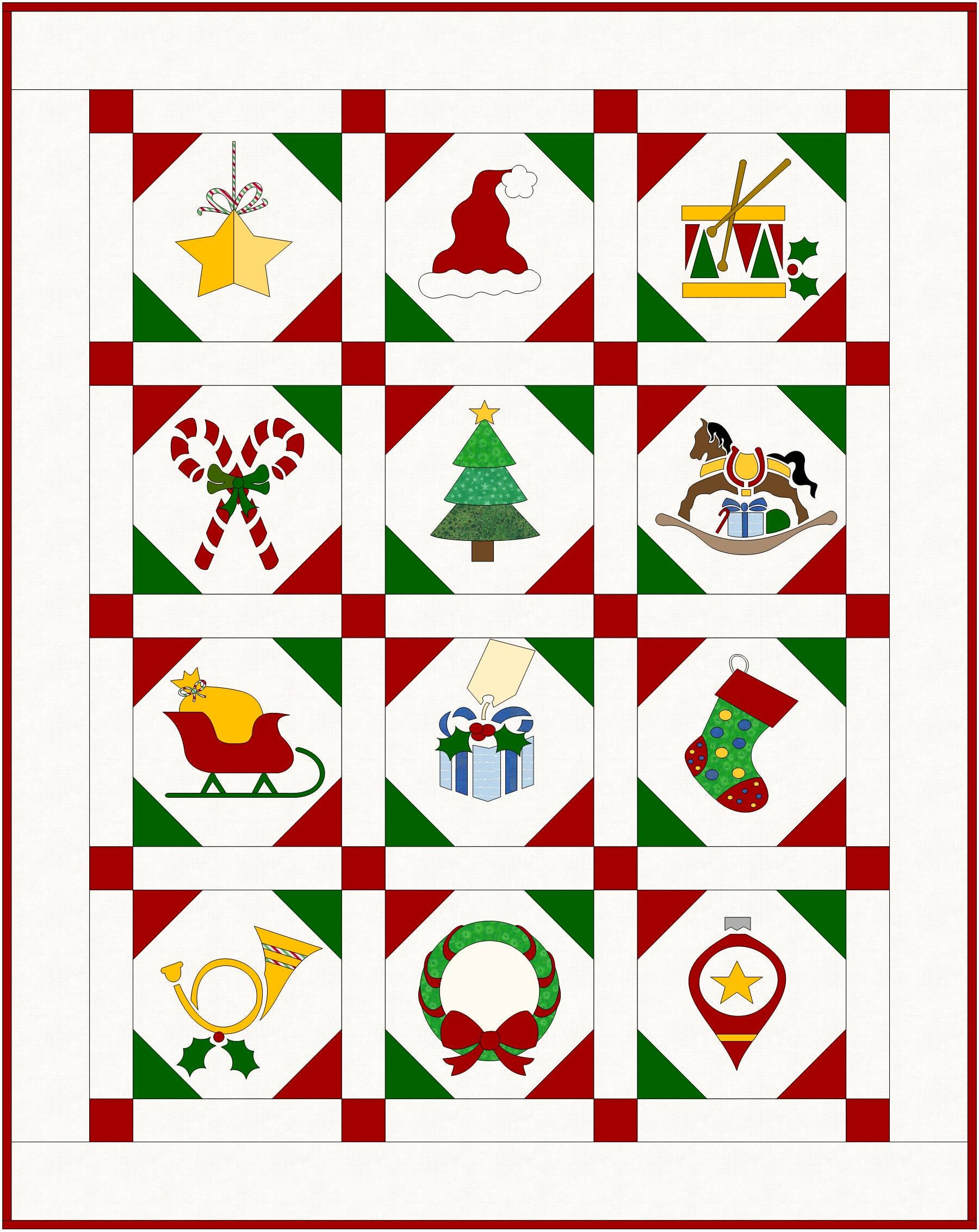 A Vintage Christmas Quilt Pattern