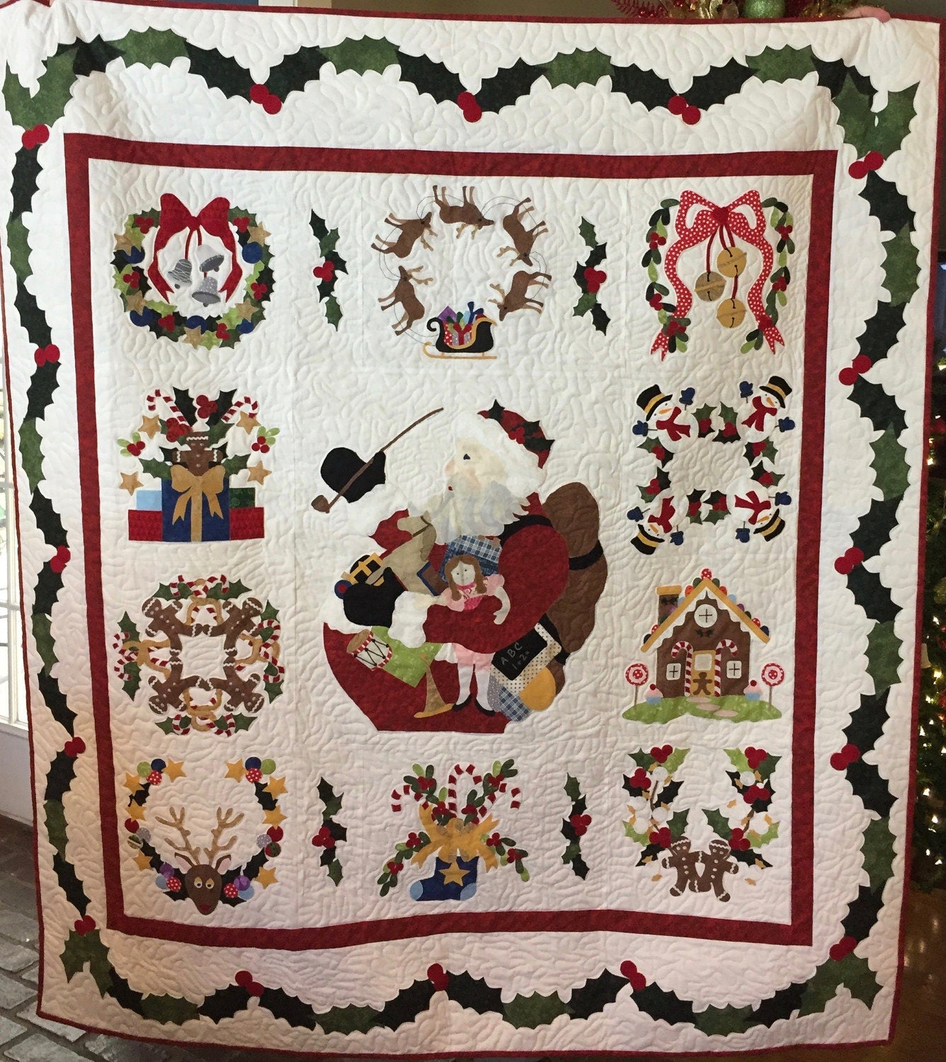 Christmas Santa Album Quilt